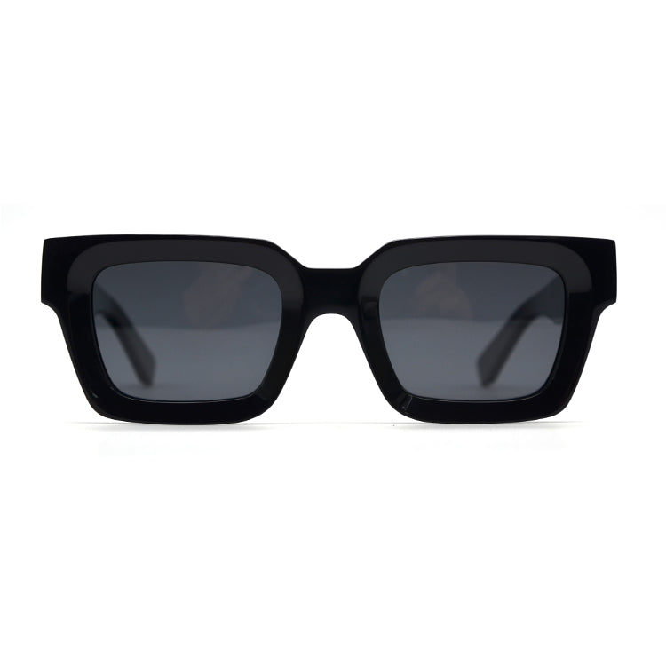 Capo - Matte Black Oversized Sunglasses