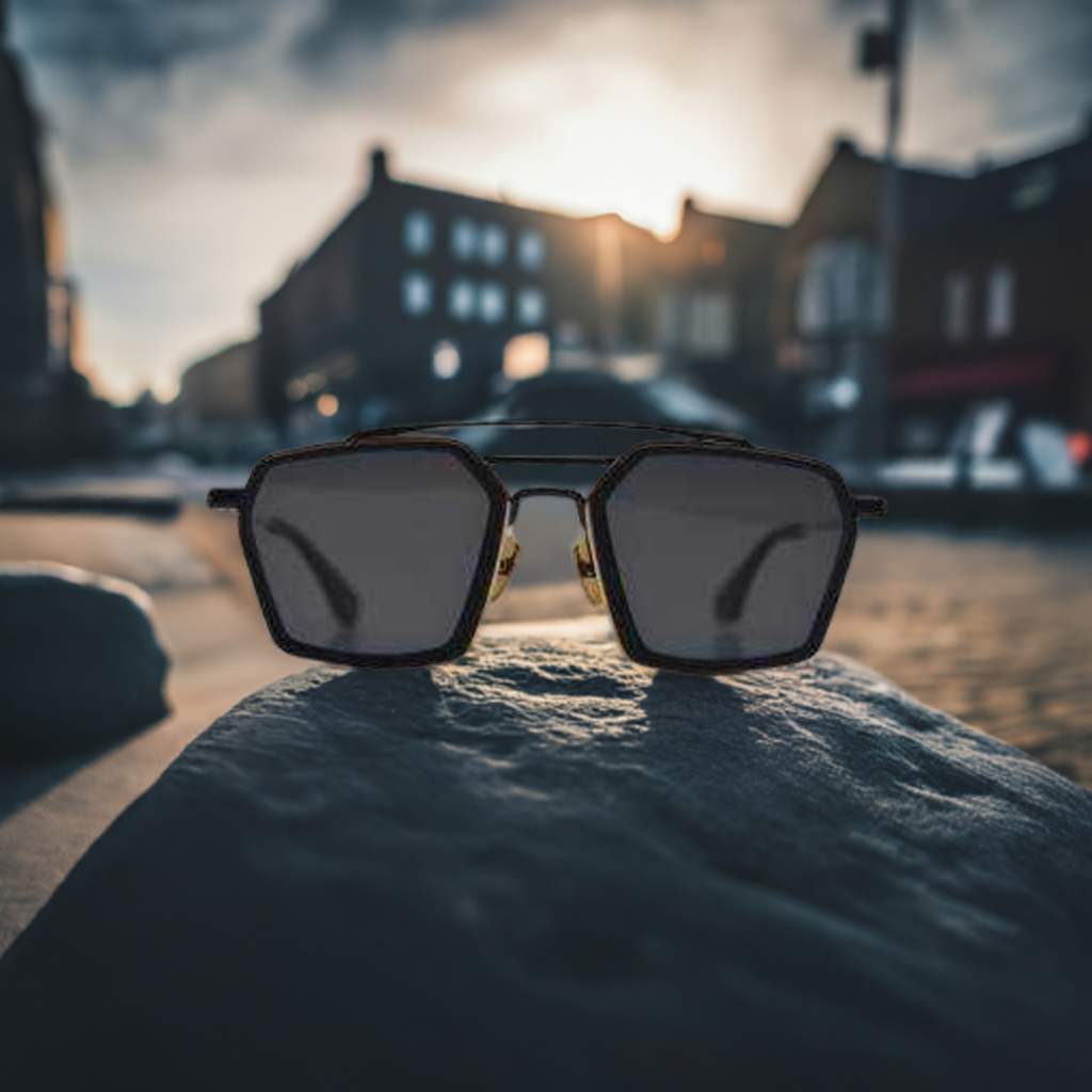KingPin™ Premium Black and Gold Sunglasses