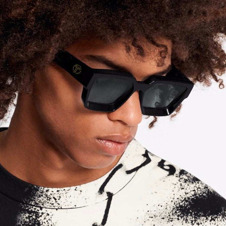 Capo - Matte Black Oversized Sunglasses